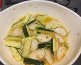 カブとズッキーニのひきわり納豆パスタ作り方8写真