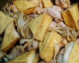 鶏モモ肉と厚揚げと舞茸のさっぱり煮作り方1写真