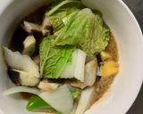 根菜茄子白菜オイすき焼き味温野菜サラダ作り方17写真