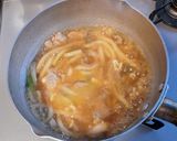 かきたまチキンうどん作り方6写真