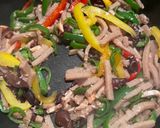 おからこんにゃくで青椒肉絲風作り方5写真
