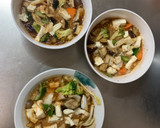 肉無豆腐中華風コク旨梅ウスター味野菜炒め作り方17写真