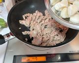 なすと里芋と豚肉のみぞれ生姜あんかけ炒め作り方5写真