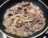 超簡単！お肉たっぷりつゆだく牛丼！！作り方7写真