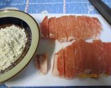 豚ロース肉の黒酢醬油絡め😋♪作り方1写真