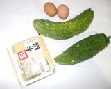 ゴーヤーチャンプルー豆腐♪簡単マヨネーズ作り方1写真