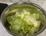 塩揉みキャベツの新生姜漬け和え作り方1写真
