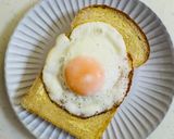 朝食ランチ♡ベーコンエッグチーズトースト作り方2写真