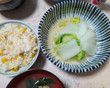 とっても簡単★白だしで「白菜の煮浸し」作り方1写真