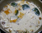 簡単！かぼちゃとなめこのクリーム煮作り方5写真