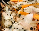 鶏肉の胡麻甘酢炒め作り方2写真