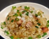 玉ねぎ2段使いの簡単ガーリックライス作り方15写真