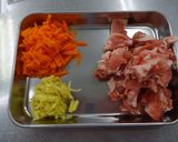 豚肉と菊芋チップスの炊き込みご飯作り方2写真