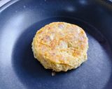 コンビーフハッシュでライスバーガー作り方5写真