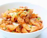 【Bistroモッツァレラトマトペンネ】作り方4写真