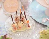 クリスマスに♪鈴カステラで簡単スノーマン作り方6写真