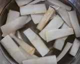 香り良し、本格時短派ウドの味噌汁作り方1写真
