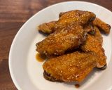 揚げ鶏手羽肉の甘辛味作り方5写真