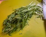 水菜と野菜のパンサラダ作り方1写真