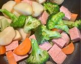 温野菜のトリュフ塩ソテー作り方4写真