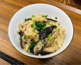 今日の晩御飯♪椎茸としめじの炊き込みご飯作り方4写真