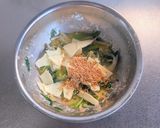 春菊ともやしのチーズチヂミ作り方7写真