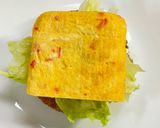 じゅわっと幸せ✨だし巻き卵ライスバーガー作り方2写真