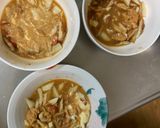 肉無チクワ赤味噌天津飯風親子丼味野炒め作り方9写真