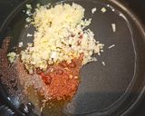 旨辛餡掛け焼きそば。作り方3写真