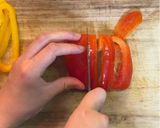 彩り華やかパプリカのチーズ肉巻き作り方1写真