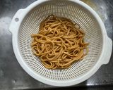 和風汁なし坦々うどん作り方4写真