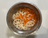 レンジで簡単！デリ風彩りれんこんサラダ作り方2写真