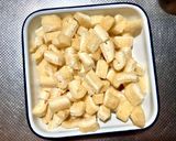 きのこと山菜水煮のあんかけうどん作り方2写真