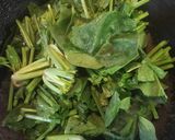 中華の副菜に、ほうれん草と卵の中華炒め🇨🇳作り方5写真