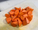 【離乳食OK】小鍋で甘くなる蒸しにんじん作り方1写真