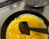 出汁巻き卵のどんぶり　大人限定朝ごはん作り方3写真