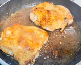 簡単メイン♡鶏ももの酒蒸し照り焼きチキン作り方3写真