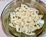 蓮根とたらこの和風サラダ作り方1写真