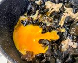 きくらげと肉たまご炒め作り方5写真