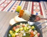 ホクシャキ♪山芋とズッキーニのアヒージョ作り方5写真