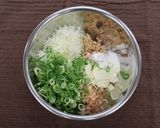 納豆とチーズのねぎ焼き作り方2写真