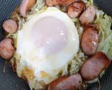 ソーセージ卵千切りキャベツ丼！簡単ランチ！夕飯も作り方7写真