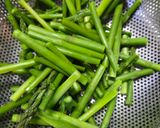 ちくわとアスパラのカレー粉炒め作り方1写真
