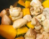 鶏肉とカボチャのあまから煮作り方3写真