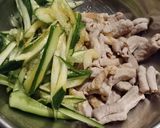 もつ胡瓜胡麻油和え作り方2写真
