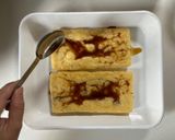 ご飯のお供に！油揚げのめんつゆ浸し焼き作り方1写真