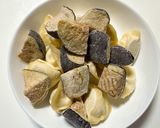 子供も食べられる！辛く無い麻婆水餃子作り方1写真