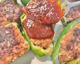 裏表焼いても外れない！ピーマンの肉詰め作り方12写真