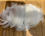 新玉ねぎとレバーのホットサラダ♪作り方1写真