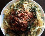 和風パスタ(きのことベーコンのパスタ)作り方17写真